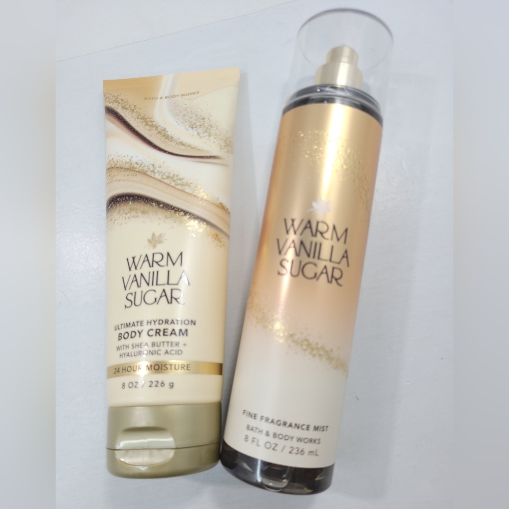 BATH & BODY WORKS WARM VANILLA SUGAR SET NEW